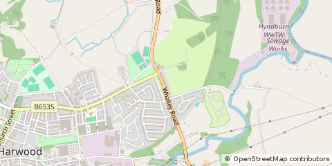 Map of Blackburn, Lancashire