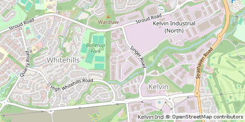 Map of East Kilbride, Glasgow