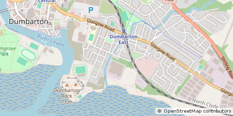 Map of Dumbarton