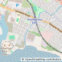 Map of Dumbarton