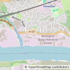 Map of Wallsend, North Tyneside