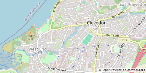 Map of Clevedon