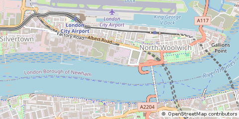 Map of Factory Road, London