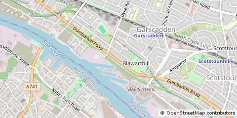 Map of Glasgow
