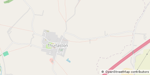 Map of Thurlaston, Leicester