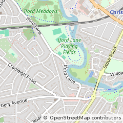 Map of Bournemouth, Dorset