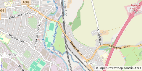 Map of Nottingham