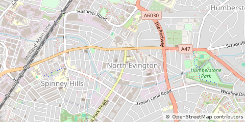 Map of Leicester