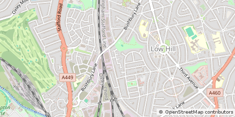 Map of Wolverhampton