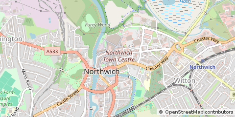 Map of Northwich