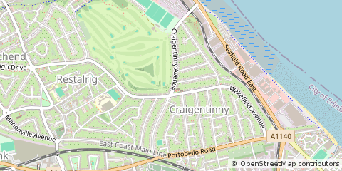 Map of Edinburgh