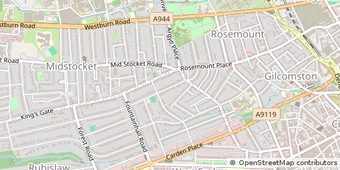 Map of Aberdeen