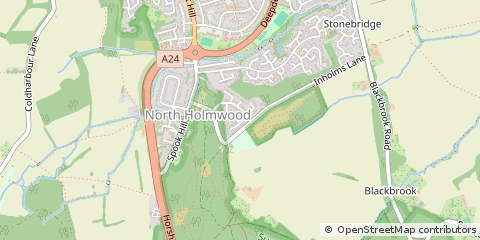 Map of Dorking