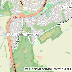 Map of Dorking