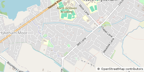 Map of North Hykeham, Lincoln