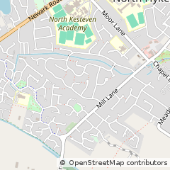 Map of North Hykeham, Lincoln