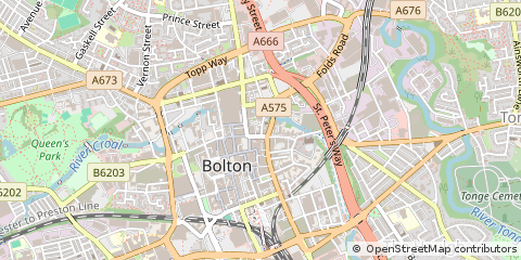 Map of Bolton