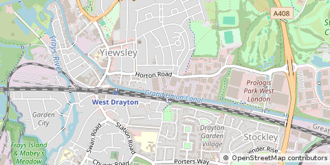 Map of West Drayton