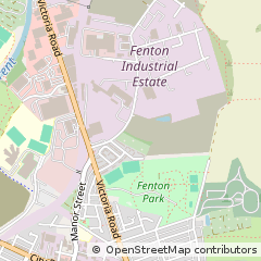 Map of Stoke-on-Trent, Staffordshire