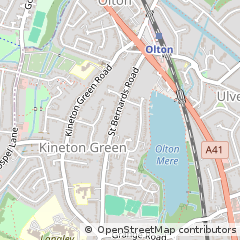 Map of Solihull,