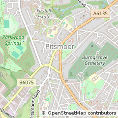 Map of Sheffield, South Yorkshire
