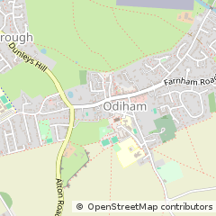 Map of Hook, Hampshire