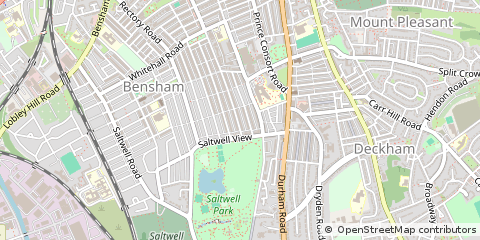 Map of Gateshead