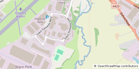 Map of Coventry, West Midlands