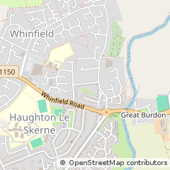Map of Darlington, County Durham