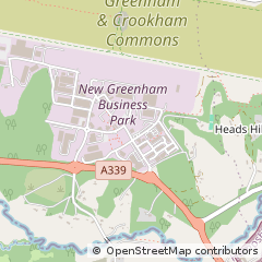 Map of Thatcham, Berkshire