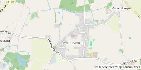 Map of Norwich, Norfolk