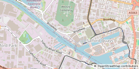 Map of Salford