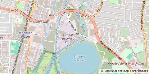 Map of Edmonton, London