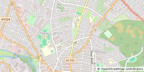 Map of Norwich, Norfolk