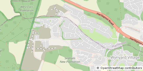 Map of Billingham, Cleveland