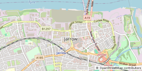 Map of Jarrow