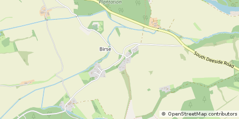 Map of Aboyne, Aberdeenshire