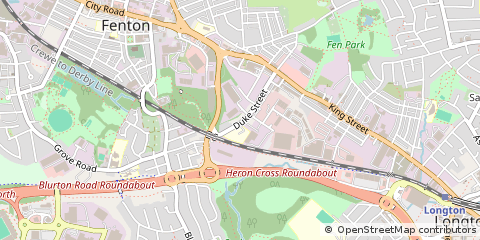Map of Stoke-on-Trent