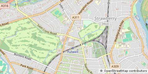 Map of Twickenham