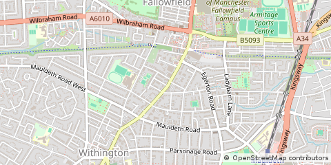 Map of Manchester