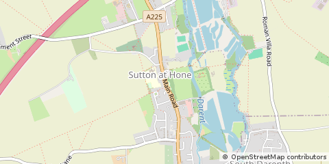 Map of Dartford, Kent