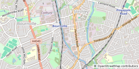 Map of Birmingham