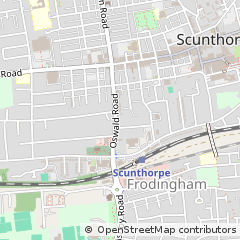 Map of Scunthorpe, North Lincolnshire