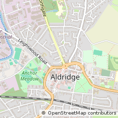 Map of Walsall, West Midlands