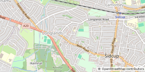 Map of Kent