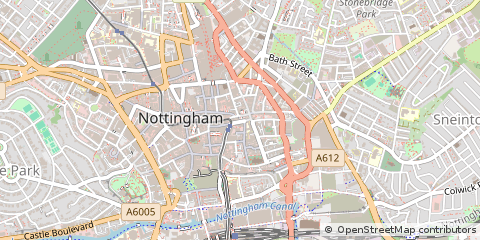 Map of Nottingham