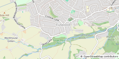 Map of Sheffield