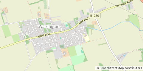 Map of Beverley, East Yorkshire