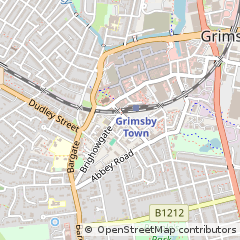Map of Grimsby, North East Lincolnshire