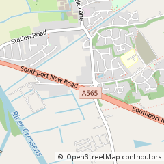 Map of Southport, Merseyside